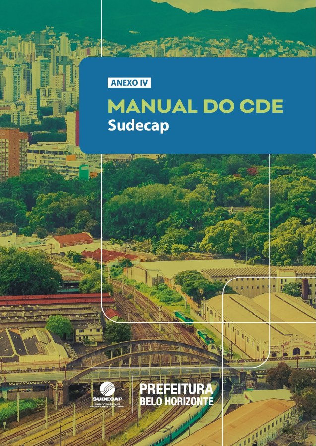Capa do Manual do CDE da Sudecap